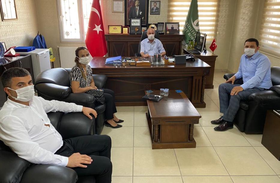 YAPI KREDI BANK BRANCH MANAGER MURAT BULUT VISITED OUR COMMODITY EXCHANGE 